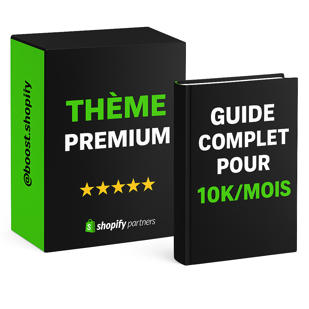Thème premium shopify + formation complète